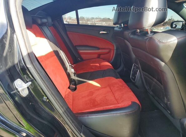 2C3CDXGJ9MH637452 2021 DODGE CHARGER Black უკანა სავარძლების ხედი