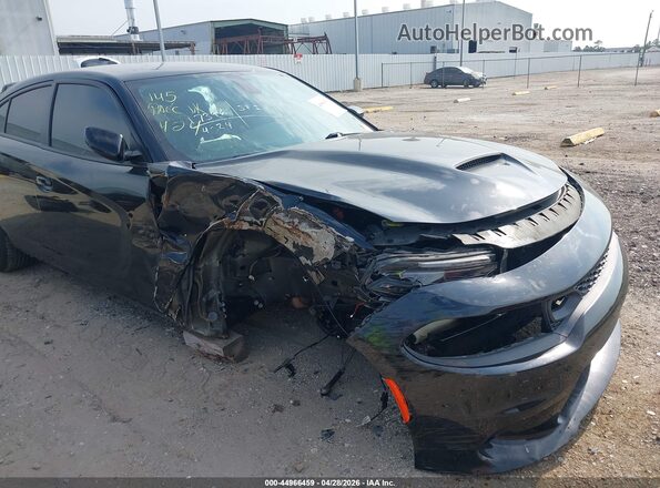 2C3CDXGJXLH197708 2020 DODGE CHARGER Black Front view