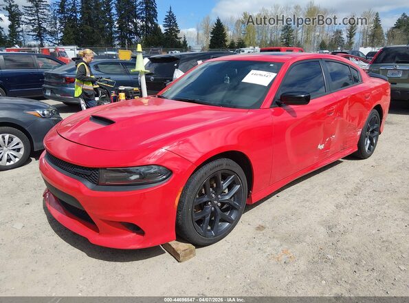 2C3CDXHG0NH170099 2022 DODGE CHARGER Red Front left