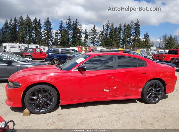 2C3CDXHG0NH170099 2022 DODGE CHARGER Red Front view