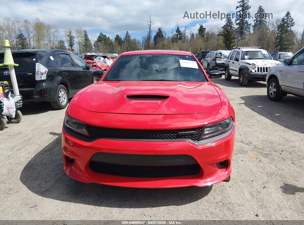 2C3CDXHG0NH170099 2022 DODGE CHARGER Red Instrument cluster view