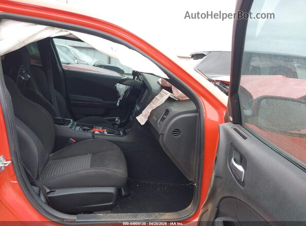 2C3CDXHG1MH652563 2021 DODGE CHARGER Orange Вид салону спереду
