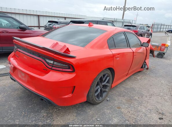 2C3CDXHG1MH652563 2021 DODGE CHARGER Orange Задня права чверть