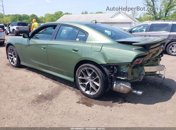 2C3CDXHG2NH169598 2022 DODGE CHARGER Green Задня ліва чверть
