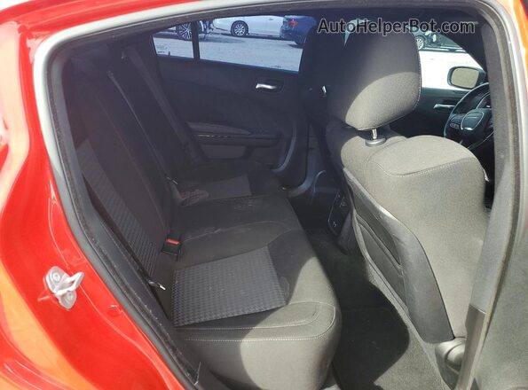 2C3CDXHG4MH643436 2021 DODGE CHARGER Red Widok tylnych siedzeń