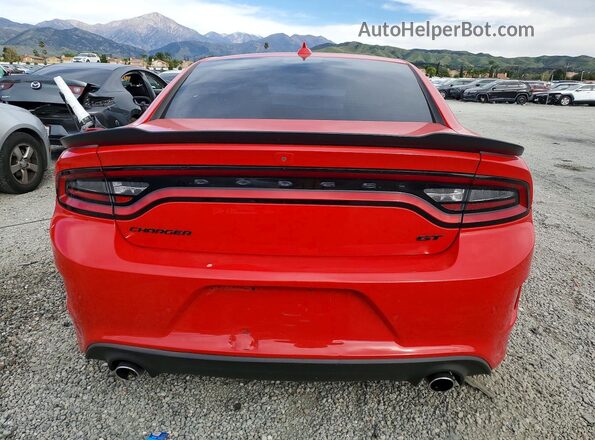 2C3CDXHG4MH643436 2021 DODGE CHARGER Red Widok z tyłu
