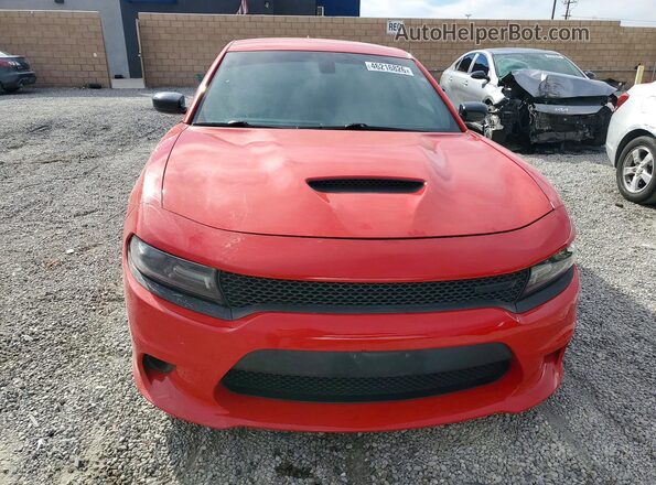 2C3CDXHG4MH643436 2021 DODGE CHARGER Red Widok z przodu