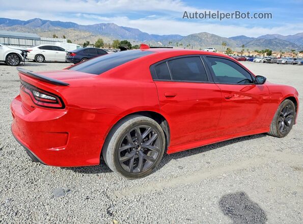 2C3CDXHG4MH643436 2021 DODGE CHARGER Red Tył prawy