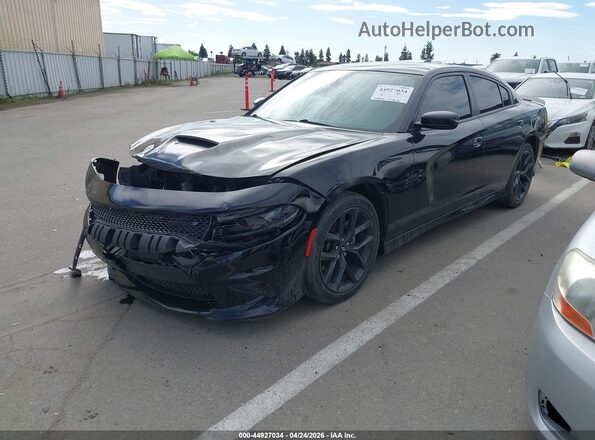 2C3CDXHG4MH679305 2021 DODGE CHARGER Black Przód lewy