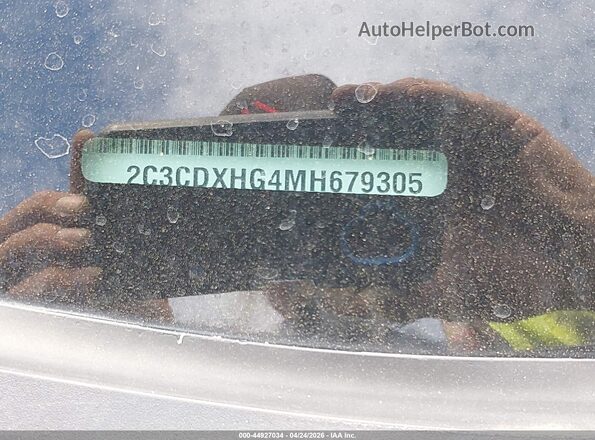 2C3CDXHG4MH679305 2021 DODGE CHARGER Black Widok komory silnika
