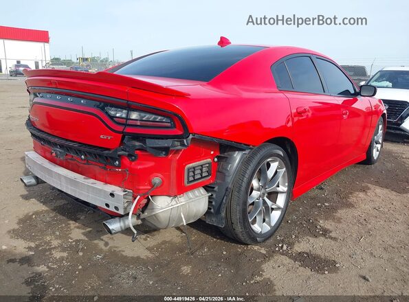 2C3CDXHG6NH109694 2022 DODGE CHARGER Red Trasero derecho