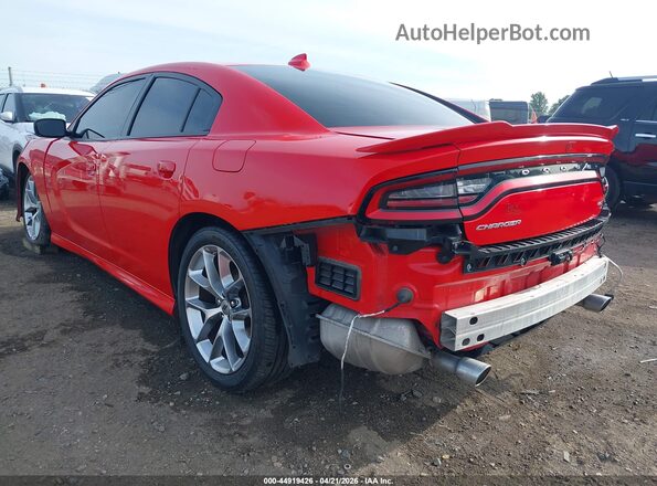 2C3CDXHG6NH109694 2022 DODGE CHARGER Red Trasero izquierdo