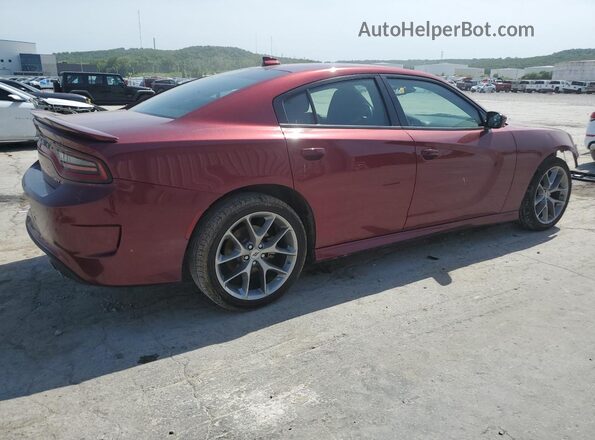 2C3CDXHG6NH232282 2022 DODGE CHARGER Бордовый Задняя правая четверть