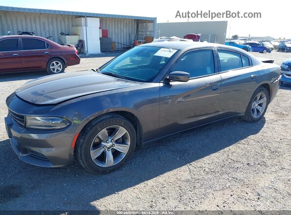 2C3CDXHG7HH630248 2017 DODGE CHARGER Gray Передня ліва чверть