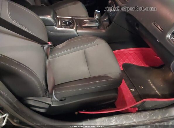 2C3CDXHG8GH166756 2016 DODGE CHARGER Black Front interior view