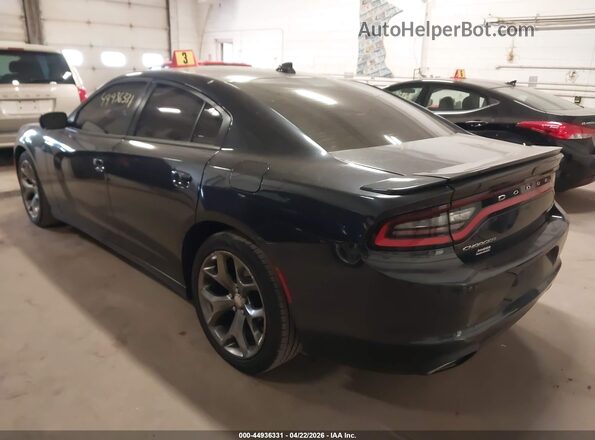 2C3CDXHG8GH166756 2016 DODGE CHARGER Black Rear left