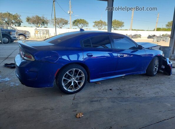 2C3CDXHG8MH650146 2021 DODGE CHARGER Blue Հետևի աջ