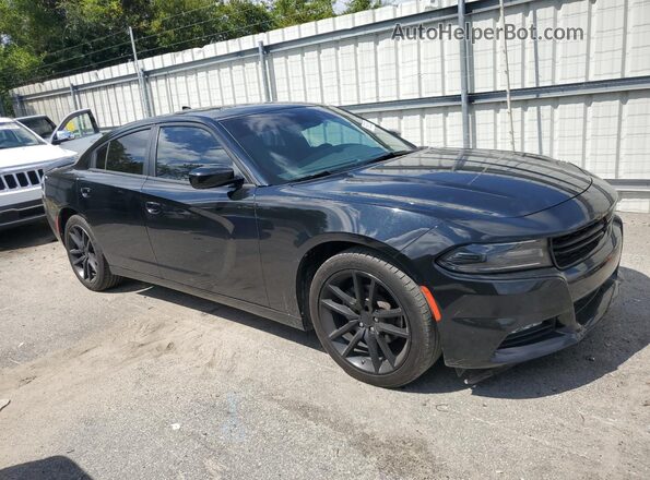 2C3CDXHG9HH644328 2017 DODGE CHARGER Черный Передняя правая четверть