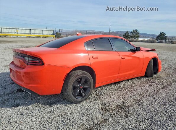 2C3CDXHG9JH147074 2018 DODGE CHARGER Orange Հետևի աջ
