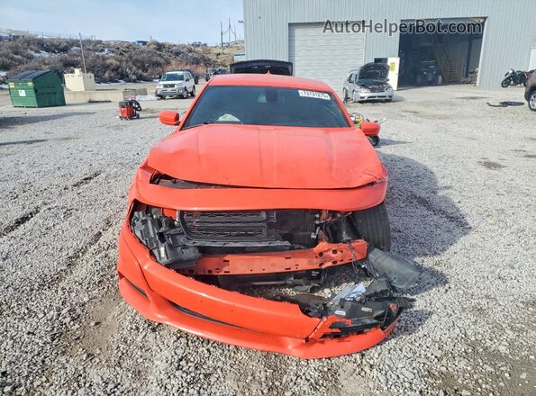 2C3CDXHG9JH147074 2018 DODGE CHARGER Orange Դիմացի տեսք