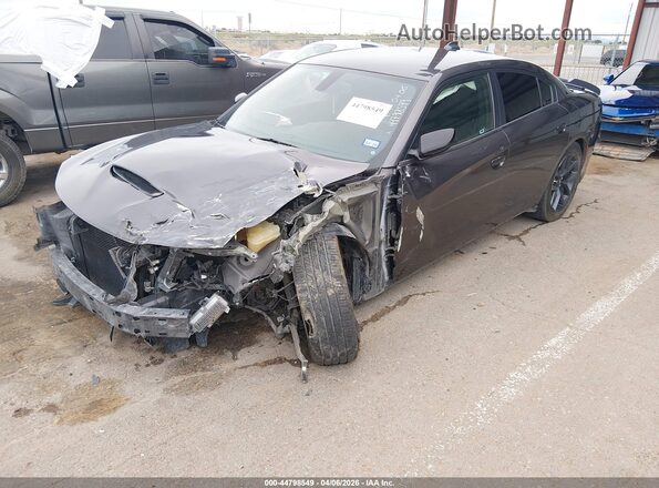 2C3CDXHG9KH743769 2019 DODGE CHARGER Gray Przód lewy
