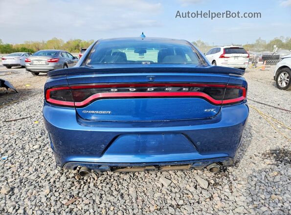 2C3CDXHG9MH553313 2021 DODGE CHARGER Blue Հետևի տեսք
