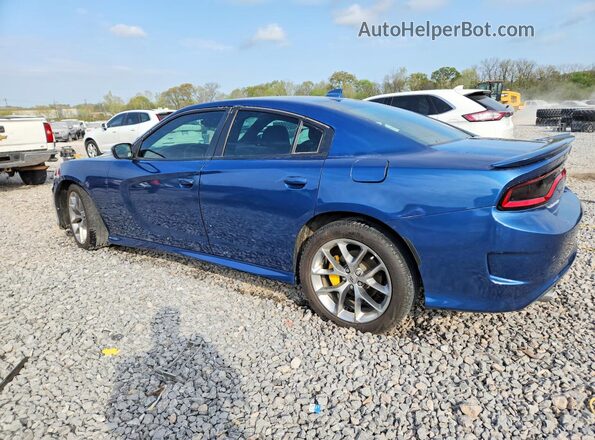 2C3CDXHG9MH553313 2021 DODGE CHARGER Blue Հետևի ձախ