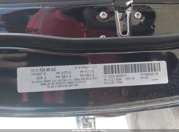 2C3CDXJG4HH557771 2017 DODGE CHARGER Black 