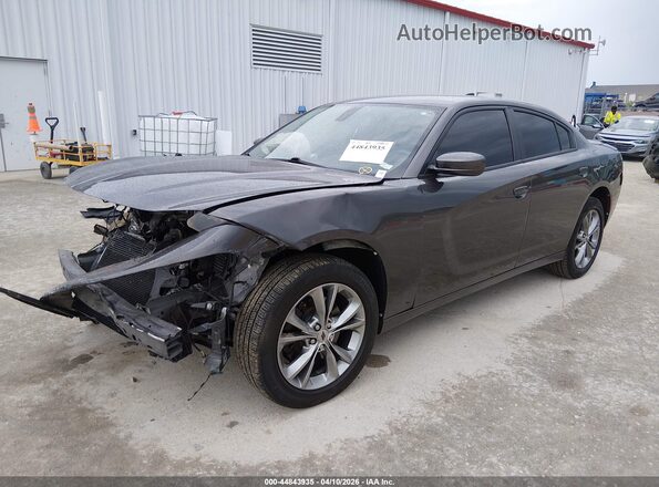 2C3CDXJG5LH105143 2020 DODGE CHARGER Black Առջևի ձախ երեք քառորդ տեսարան