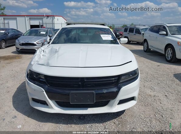 2C3CDXKT2GH219182 2016 DODGE CHARGER White Instrument cluster view
