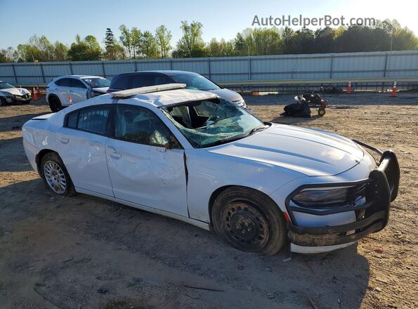 2C3CDXKT4LH111981 2020 DODGE CHARGER White Przód prawy