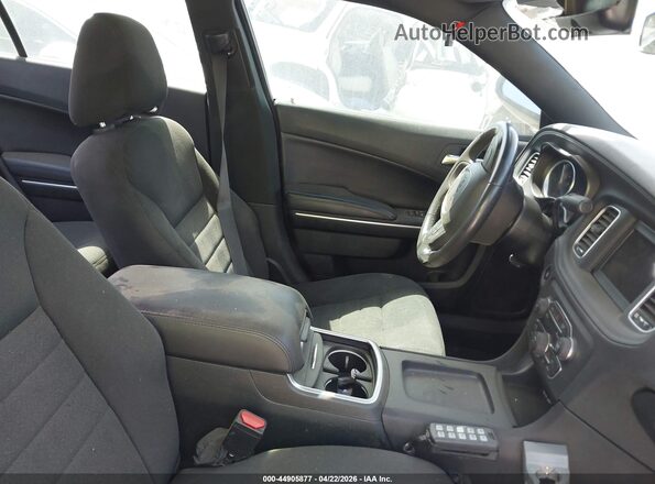 2C3CDXKT4LH253151 2020 DODGE CHARGER Black წინა სალონის ხედი