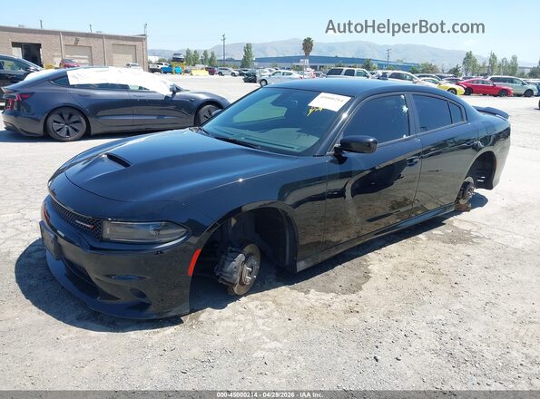 2C3CDXMG5NH209727 2022 DODGE CHARGER Black Vista tres cuartos delantera izquierda