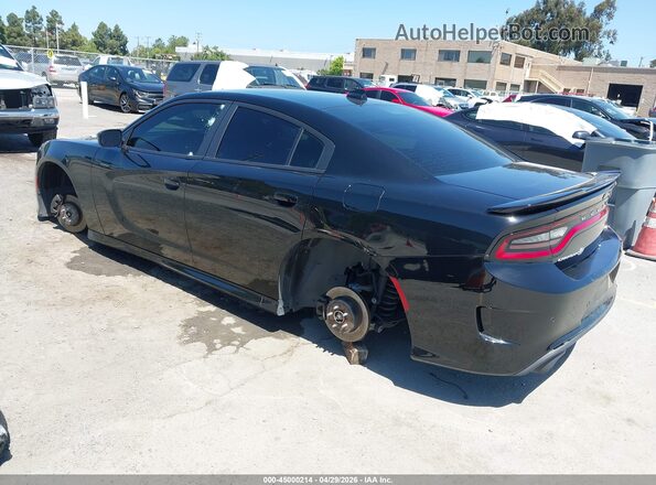 2C3CDXMG5NH209727 2022 DODGE CHARGER Black Trasero izquierdo
