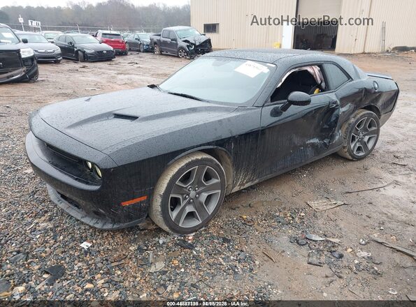 2C3CDZAG0HH584817 2017 DODGE CHALLENGER Black Առջևի ձախ երեք քառորդ տեսարան