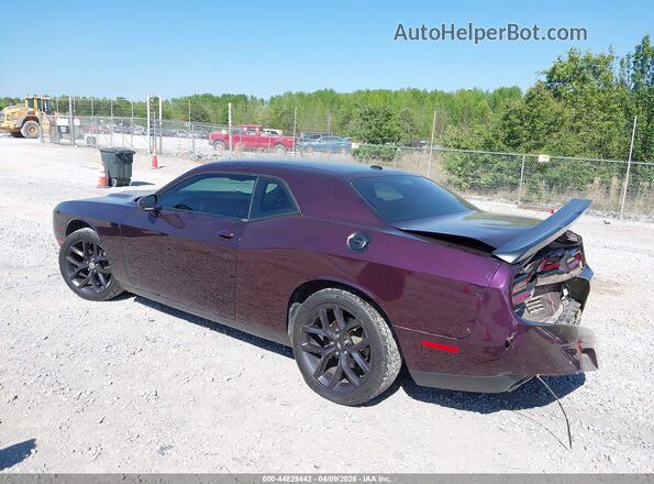 2C3CDZAG1MH539072 2021 DODGE CHALLENGER Purple Задня ліва чверть