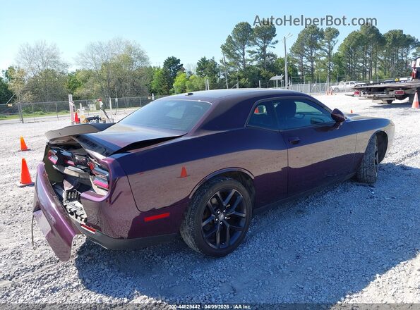 2C3CDZAG1MH539072 2021 DODGE CHALLENGER Purple Задня права чверть