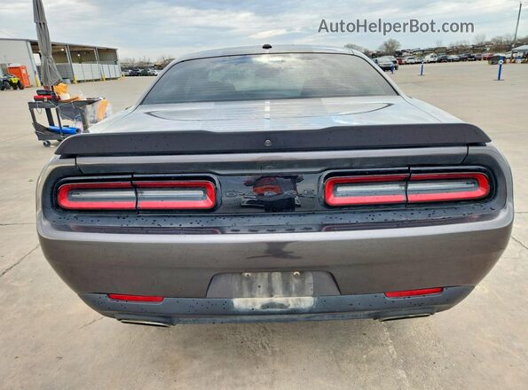 2C3CDZAG1NH174829 2022 DODGE CHALLENGER Gray უკანა ხედი