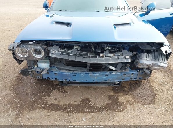 2C3CDZAG1NH200099 2022 DODGE CHALLENGER Blue Front view