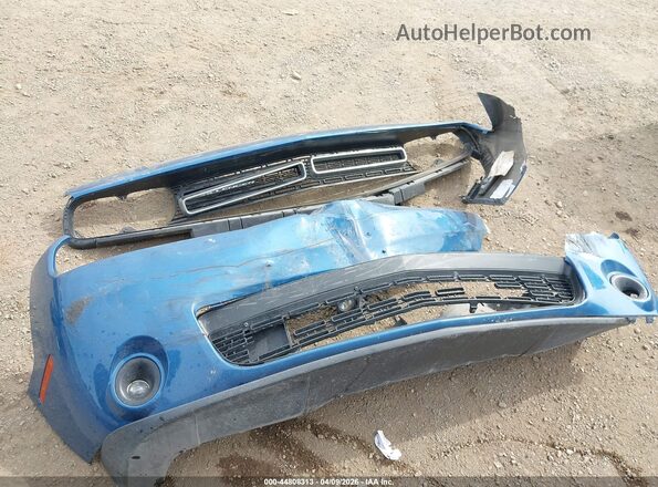 2C3CDZAG1NH200099 2022 DODGE CHALLENGER Blue Instrument cluster view