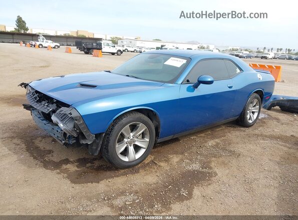 2C3CDZAG1NH200099 2022 DODGE CHALLENGER Blue Front left