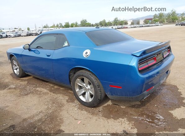 2C3CDZAG1NH200099 2022 DODGE CHALLENGER Blue Rear left