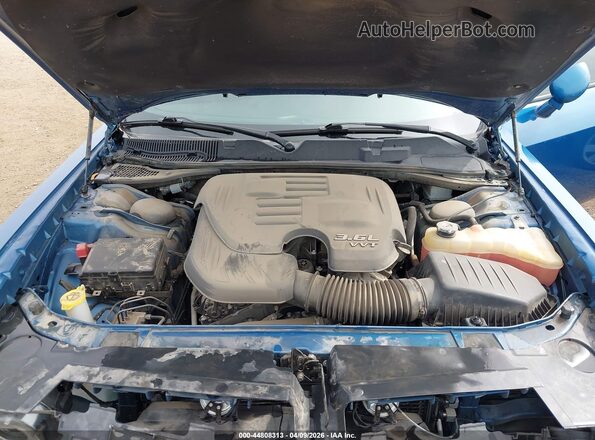 2C3CDZAG1NH200099 2022 DODGE CHALLENGER Blue Rear view