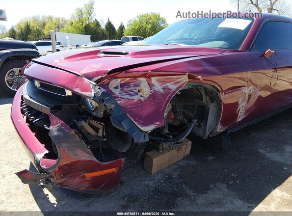 2C3CDZAG2MH627175 2021 DODGE CHALLENGER Maroon წინა ხედი