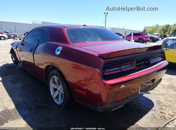 2C3CDZAG2MH627175 2021 DODGE CHALLENGER Maroon უკანა მარცხენა
