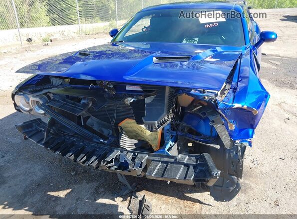 2C3CDZAG3MH571179 2021 DODGE CHALLENGER Синий Вид спереди