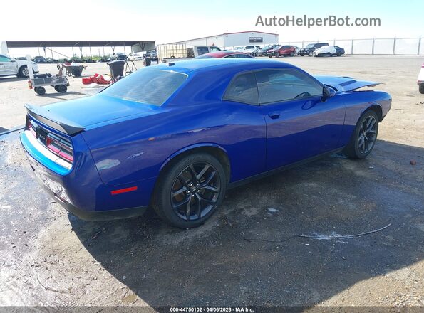 2C3CDZAG3MH571179 2021 DODGE CHALLENGER Синий Задняя правая четверть