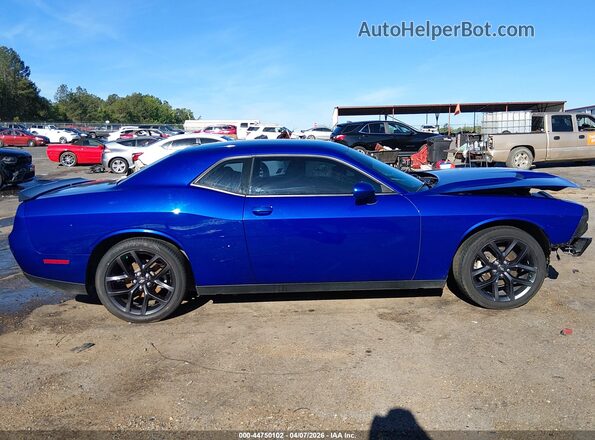 2C3CDZAG3MH571179 2021 DODGE CHALLENGER Синий Панорамный вид салона 360°