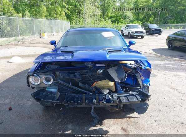 2C3CDZAG3MH571179 2021 DODGE CHALLENGER Синий Вид задней части салона