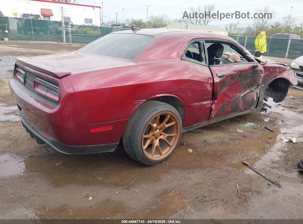 2C3CDZBT0HH656451 2017 DODGE CHALLENGER Maroon Rear right